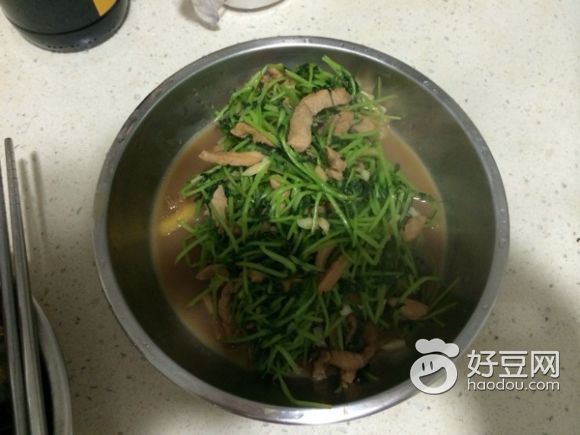 豆苗肉丝