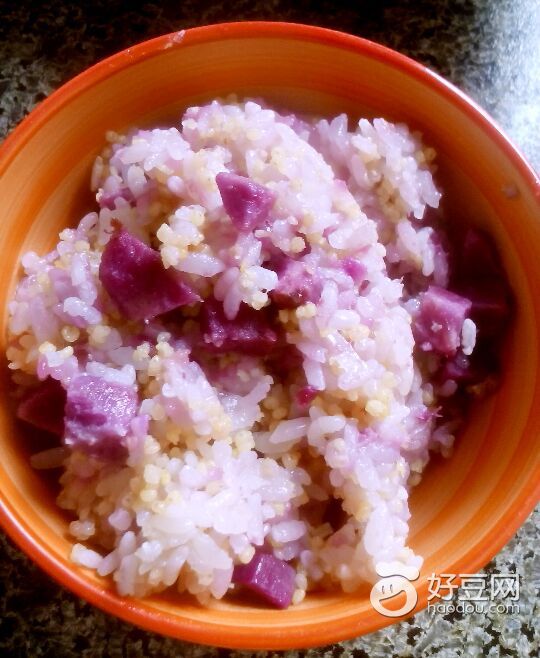 紫薯二米饭