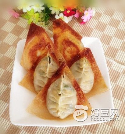 冰花柳叶煎饺