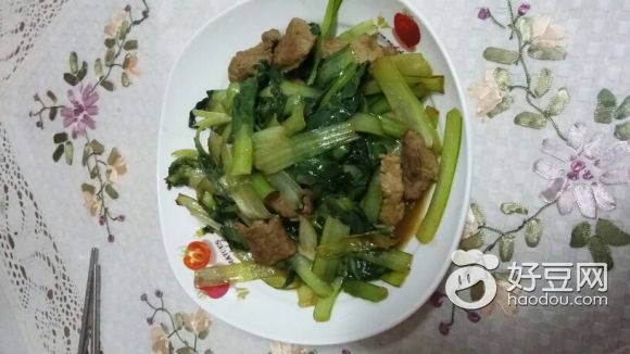 肉炒乌菜