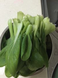 小白菜肉丸汤