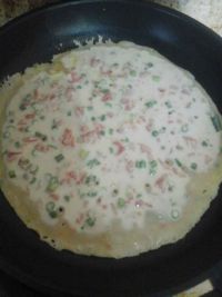 西红柿鸡蛋葱花饼