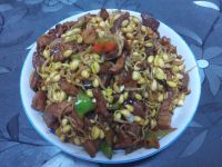 黄豆芽炒肉