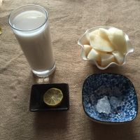 雪梨冰糖豆浆