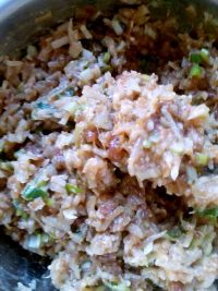 牛肉萝卜馅蒸饺