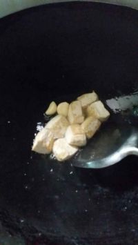 油豆腐炒菜心