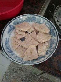 丝瓜炒肉饼