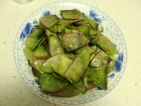 眉豆炒肉片