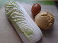 白菜鸡蛋炒馒头