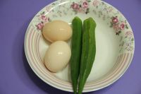 秋葵蒸蛋