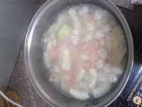 葫芦虾仁丸子汤