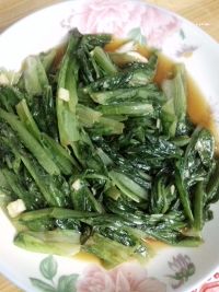 清炒油麦菜