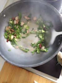 野菇山药炒肉片