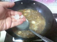五花肉干扁豆炖粉条