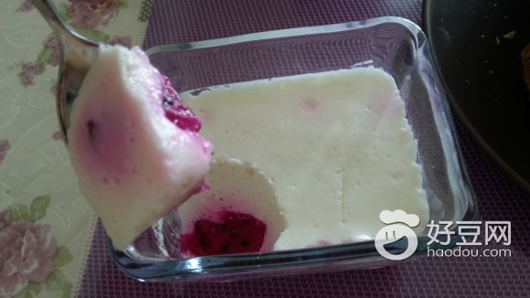 火龙果酸奶冻