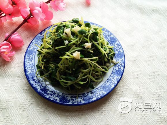 蒜香黑豆苗