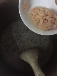 鸡肉菜粥