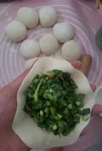 韭菜馅饼