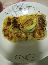 煎白菜肉圈