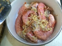 清蒸虾尾
