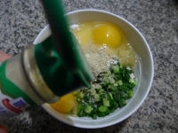 香葱鸡蛋燕麦饼