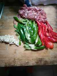 土豆丝炒肉