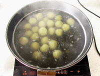 抹茶杏仁汤圆