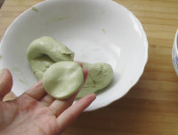 抹茶杏仁汤圆