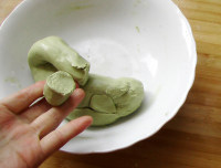 抹茶杏仁汤圆