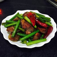 糖醋香肠蒜苗