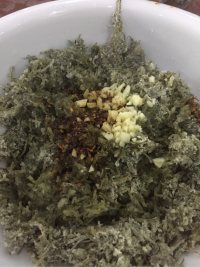 白蒿麦饭(菜疙瘩)