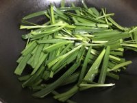 孜然炒韭菜