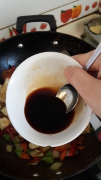 什锦素炒豆腐