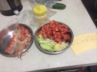 黄油芝士烩虾尾