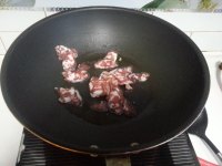 腊肠炒儿菜