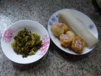 肉面筋雪菜煮年糕