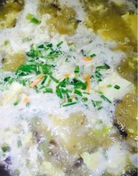 香菇豆腐鸡蛋汤