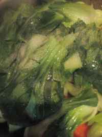 胡萝卜炒油菜