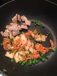 泡菜五花肉炒饭