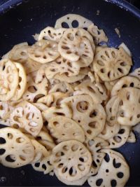 清炒藕片