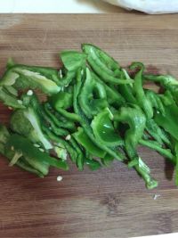 青椒炒茭白