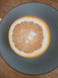 盐蒸橙子