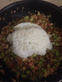 五彩蛋炒饭