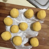 豆沙红薯饼