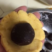 豆沙红薯饼