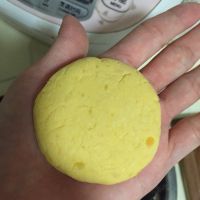 豆沙红薯饼