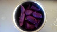芝麻紫薯饼
