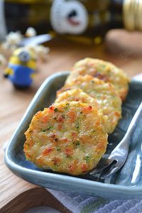 鲜虾小肉饼