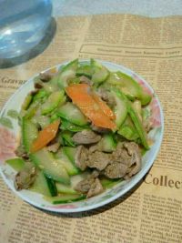 笋瓜炒肉