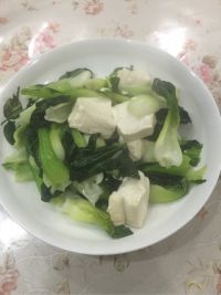 青菜豆腐